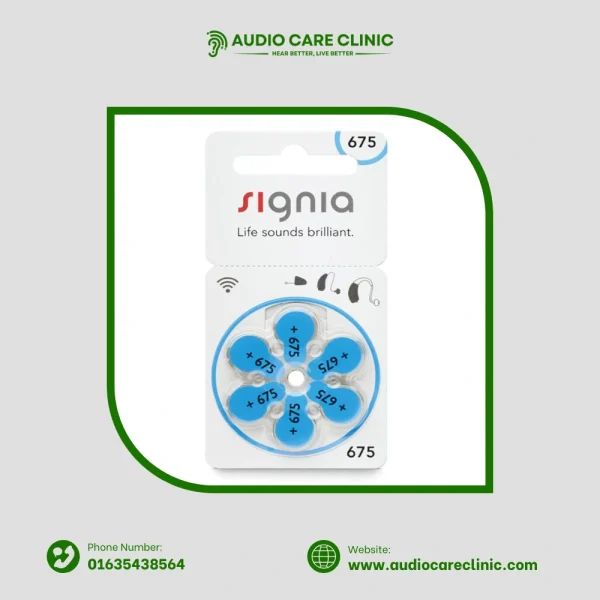 Signia Hearing Aid 675 Size Battery Price in Bangladesh